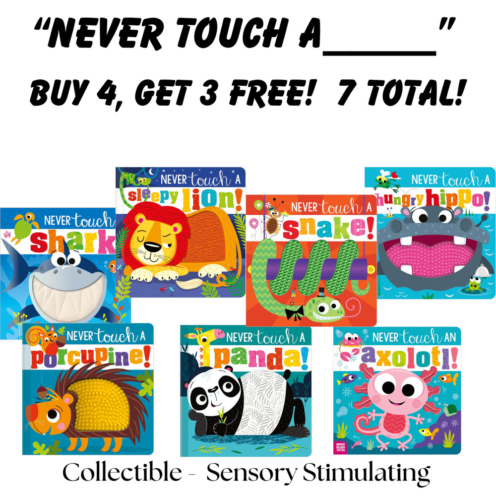 NEW Never Touch A___ Books! Get All 7 for the Price of 4! Buy 4, Get 3 Free!