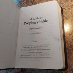 Jack Van Impe Prophecy Bible Limited Special Ed Burgundy pre owned