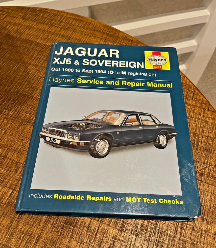 Jaguar XJ6 & Sovereign (Oct 86 – Sept 94) Haynes Repair Manual (Hardcover)