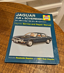 Jaguar XJ6 & Sovereign (Oct 86 – Sept 94) Haynes Repair Manual (Hardcover)