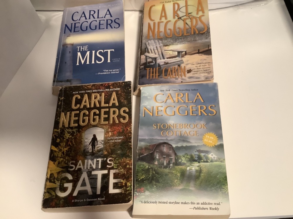 Lot of 4 Carla Neggers Paperback Mystery Romance Thriller