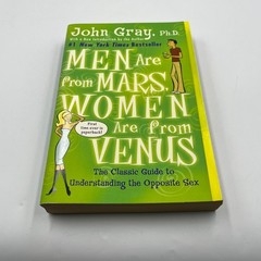 Men Are from Mars Women Are from Venus John Gray PhD Paperback 9780060574215Book