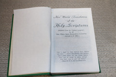 1961 New World Translation Holy Scriptures Hardcover Watchtower Green Bible