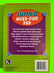 Kappa Jumbo Word-Find Pad Digest Puzzle Book Vol #205