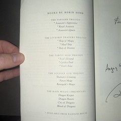 Robin Hobb Advanced Reader’s Edition Fool’s Assassin