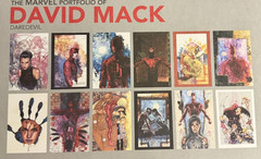 2024 Marvel Portfolio of David Mack Daredevil Complete Set of 12 Prints 17”x11”