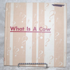 What Is a Cow Book Childrens Book signed by Author Gene Darby