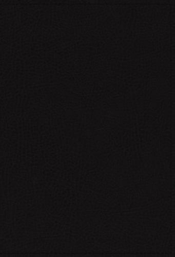 NKJV Study Bible, Premium Bonded Leather, Black, Thumb Indexed, Comfort Print: T