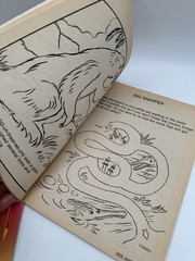Vintage Lot of 5 DINOSAUR Coloring Books Most Unused But One Has Marks