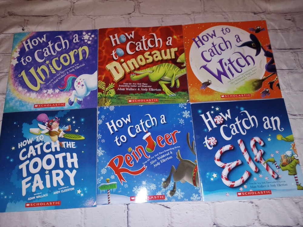 HOW TO CATCH A Scholastic Series Lot of 6 By Adam Wallace & Andy Elkerton