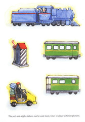 Train Sticker Activity Book For Toddlers Reusable Railroad Stickers Train Lovers