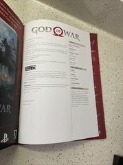 2018 God Of War Hardcover Collectors Edition Strategy Guide Book 349 Pages PS4