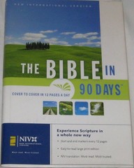 The Bible in 90 Days: Cover to Cover in 12 Pages a Day (New International Ve…