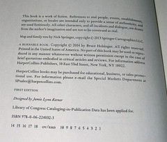 A BURNABLE BOOK by Bruce Holsinger 2014 HC/DJ ~ 1st Edition 1st Printing + Cover