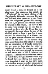 1913 Irish Witchcraft And Demonology 260 Pages