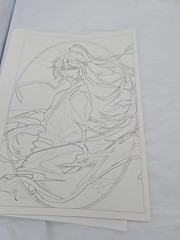 ACG Anime Coloring Book – 24 Loose Pages Color Pencil or Artist Choice SEE PICS