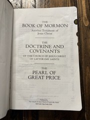 2017 Black Simulated Leather Large Print LDS Triple Indexed 9-1/2” X 6-1/4”
