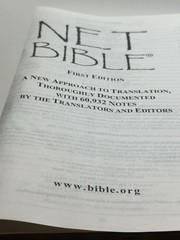 The NET Bible First Edition Premium Bonded Leather