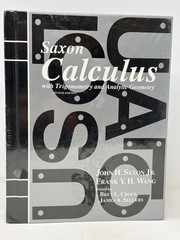 CALCULUS 2nd Edition HOMESCHOOL KIT by John Saxon & Frank Wang (HC, 2006)-NEW