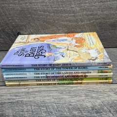 Lot of 6 An Alice in Bibleland Storybook HC Books Davidson Marshall 1980’s