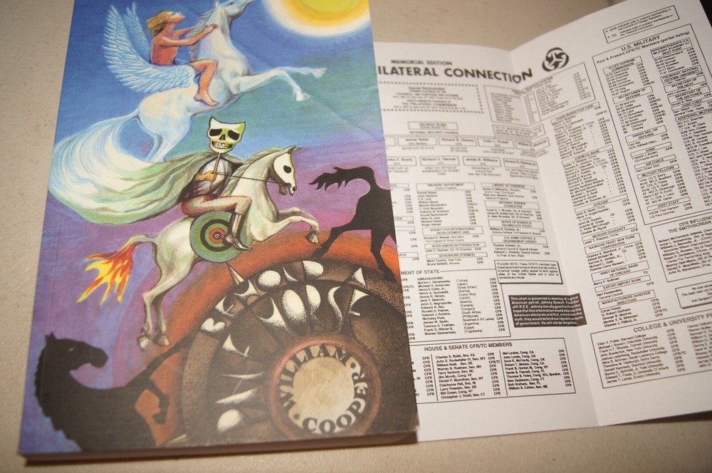 Behold a Pale Horse William Cooper 1991 500p Unrevised Protocols of Z Trilateral