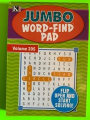 Kappa Jumbo Word-Find Pad Digest Puzzle Book Vol #205