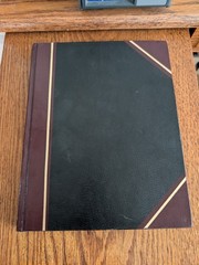 Avery Account Record Book 56-231 Hardcover 1st 6 Pages are torn out