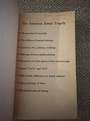 The American Sexual Tragedy by Albert Ellis paperback 1962 vintage sexology