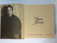 ✨ Black Society 1976 1st Printing Gerri Major Johnson Pub HCDJ 📖