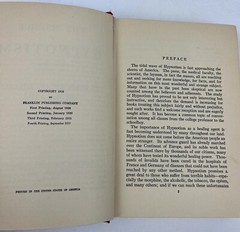 Science of Hypnotism LE Young 1933 Hardcover