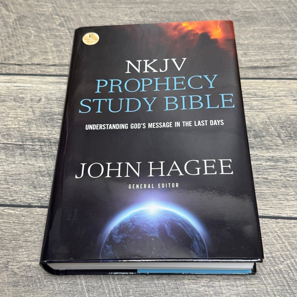 NKJV Prophecy Study Bible John Hagee 2015 Study Edition Thomas Nelson HCDJ