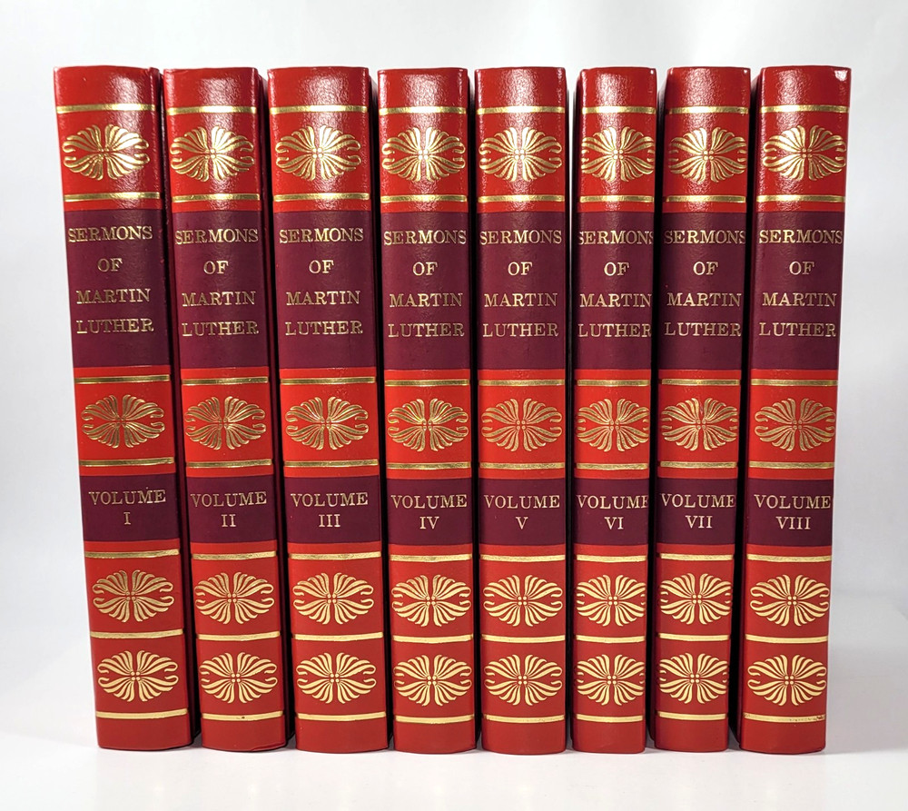 Sermons of Martin Luther Complete 8 Volume Hardcover Set Baker Book House