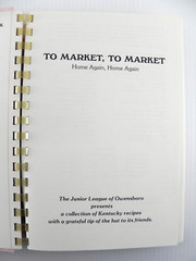 To Market To Market Cookbook Junior League of Owensboro, KY 1984 1993 344 pages