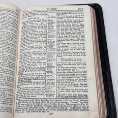 Bible Scofield Reference Edition 1945 KJV Oxford Black Morocco Leather lined