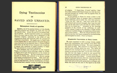 Dying Testimonies of the Saved Unsaved-Solomon Shaw-Christian Study Book on CD