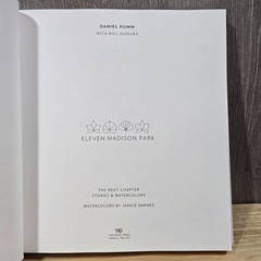 Eleven Madison Park: the Next Chapter Signed Limited Edition #9297 Hardcover