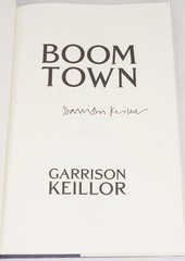 Boom Town – A Lake Wobegon Novel by Garrison Keillor 2022 SIGNED First Edition