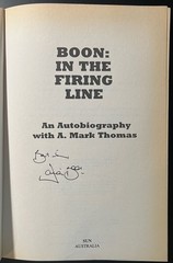 Boon: In the Firing Line – An Autobiography | Signed by David Boon