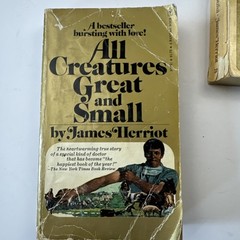 James Herriot 4 Book Lot All Creatures Great Small Wise Wonderful PB Vintage
