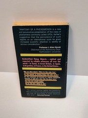 Anatomy Of A Phenomenon By Jacques Valler UFOs UAOs Ace 1965 Paperback