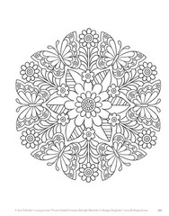 Colorful Creations Butterfly Mandalas: Coloring Book Pages Designed to…