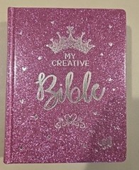 My Creative Bible Purple Glitter Hardcover by Not Available (2018, Hardcover)