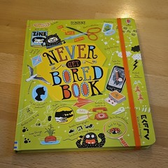 EDC Publishing Never Get Bored Book Hardcover by James & Hull Maclaine, Lara Br…