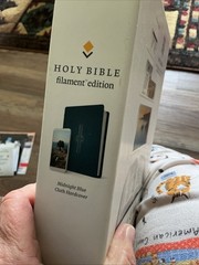 Filament Bible NLT 2-in-1 Print & Digital Bible Book Blue