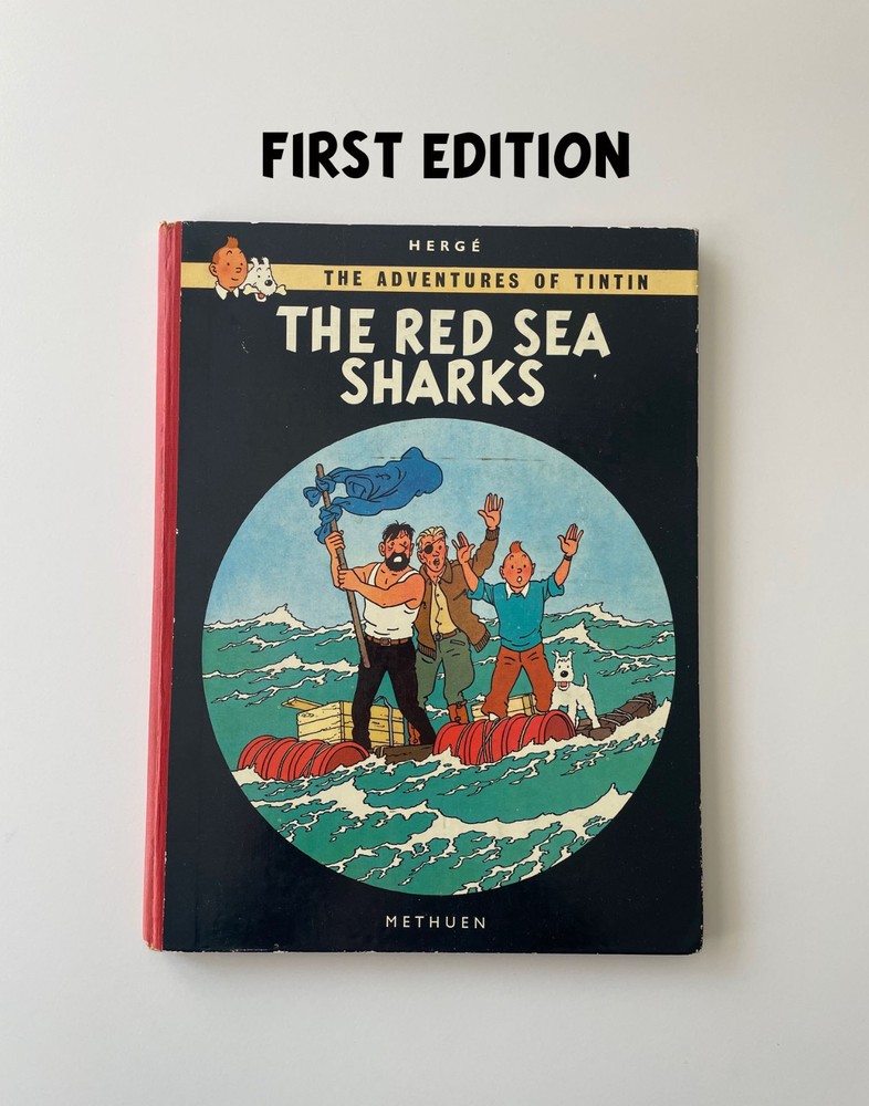 Tintin UK First Edition – The Red Sea Sharks – Hardcover 1960 Methuen Herge
