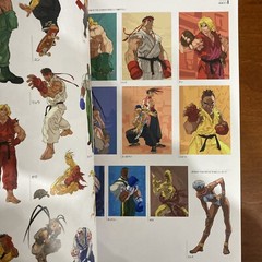 Street Fighter Artworks Kyoku Art Book Illustration