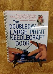 Doubleday Large Print Needlecraft Book by Mildred Graves Ryan ~ 1999 Paperback