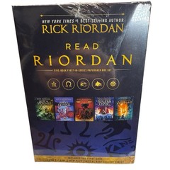 Read Riordan Rick Riordan Paperback Novel 5 Book Box Set Collection New Sealed