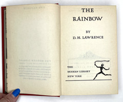 1943 D.H. Lawrence The Rainbow The Modern Library Edition HC No DJ Vintage
