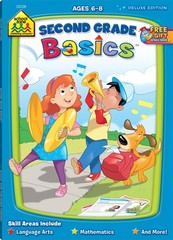 School Zone Second Grade Basics Workbook: 64 Pages, 2nd Grade, Language Arts…